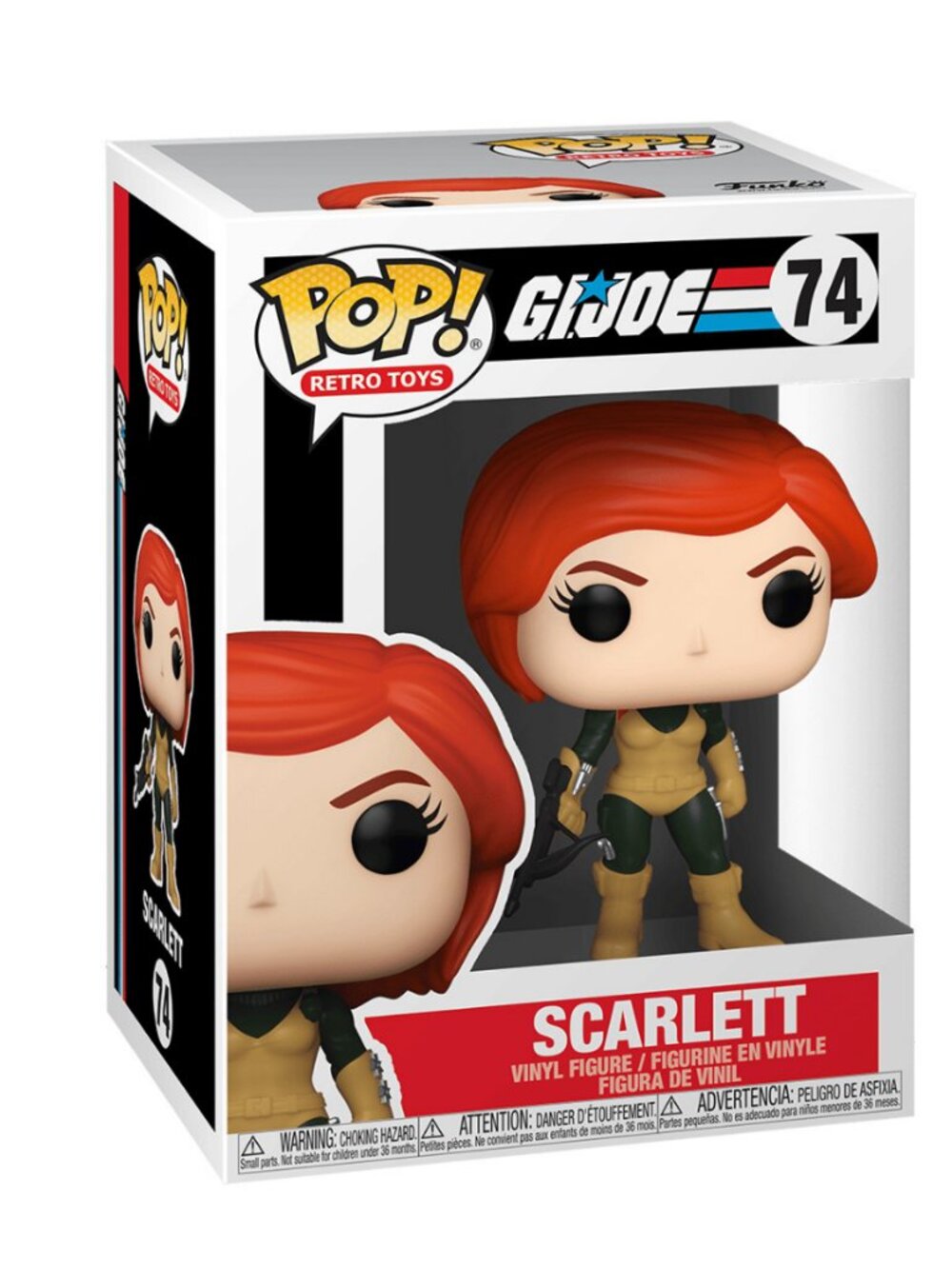 Funko Pop Scarlett #74 GI Joe Retro Toys New in Box NIB Collectible Rare HTF